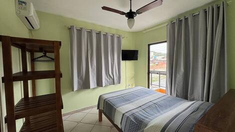 Visão de um quarto no andar de cima