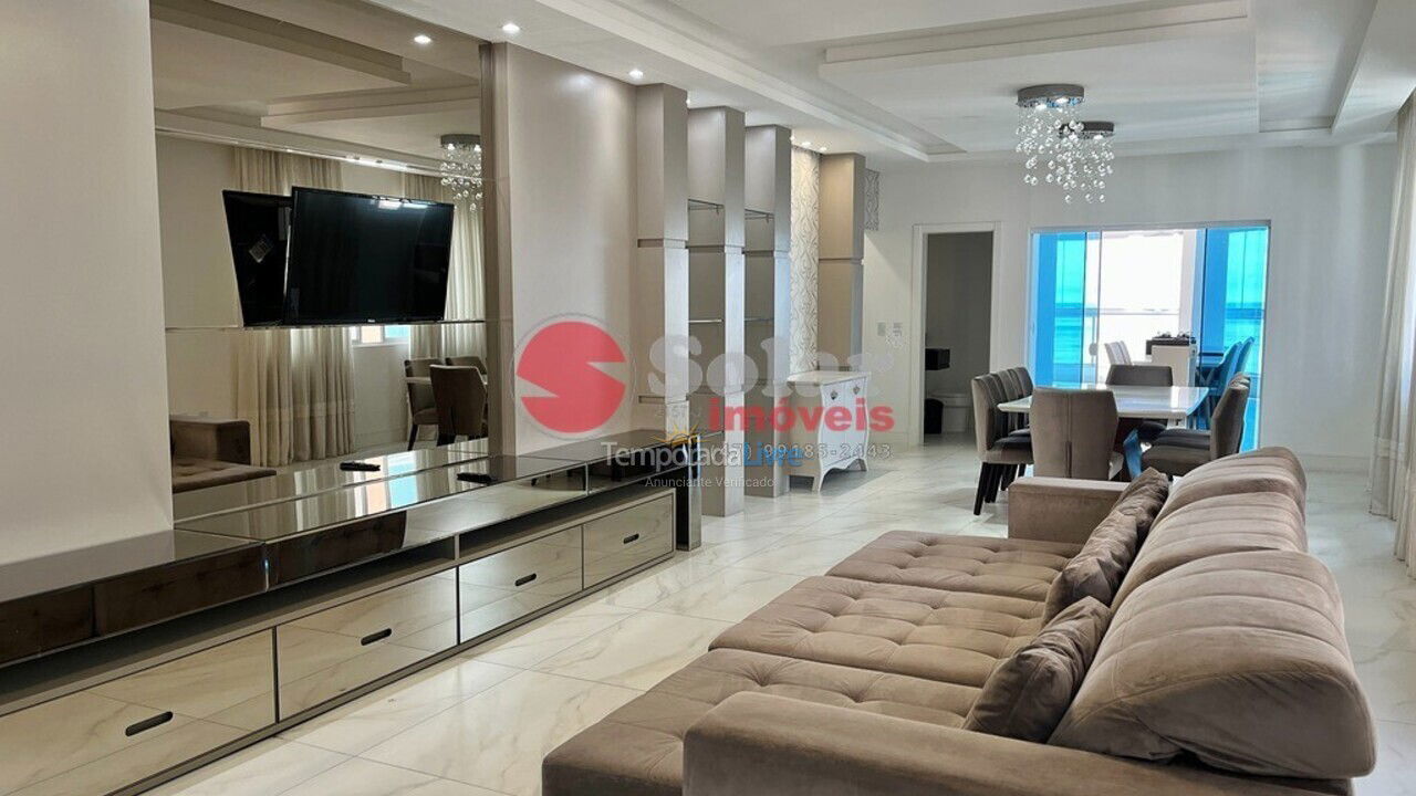 Apartment for vacation rental in Itapema (Meia Praia Quadra do Mar)