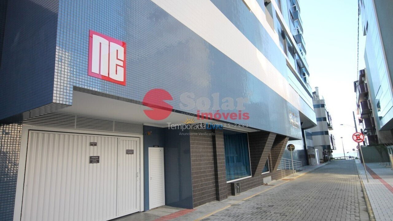 Apartment for vacation rental in Itapema (Meia Praia Quadra do Mar)