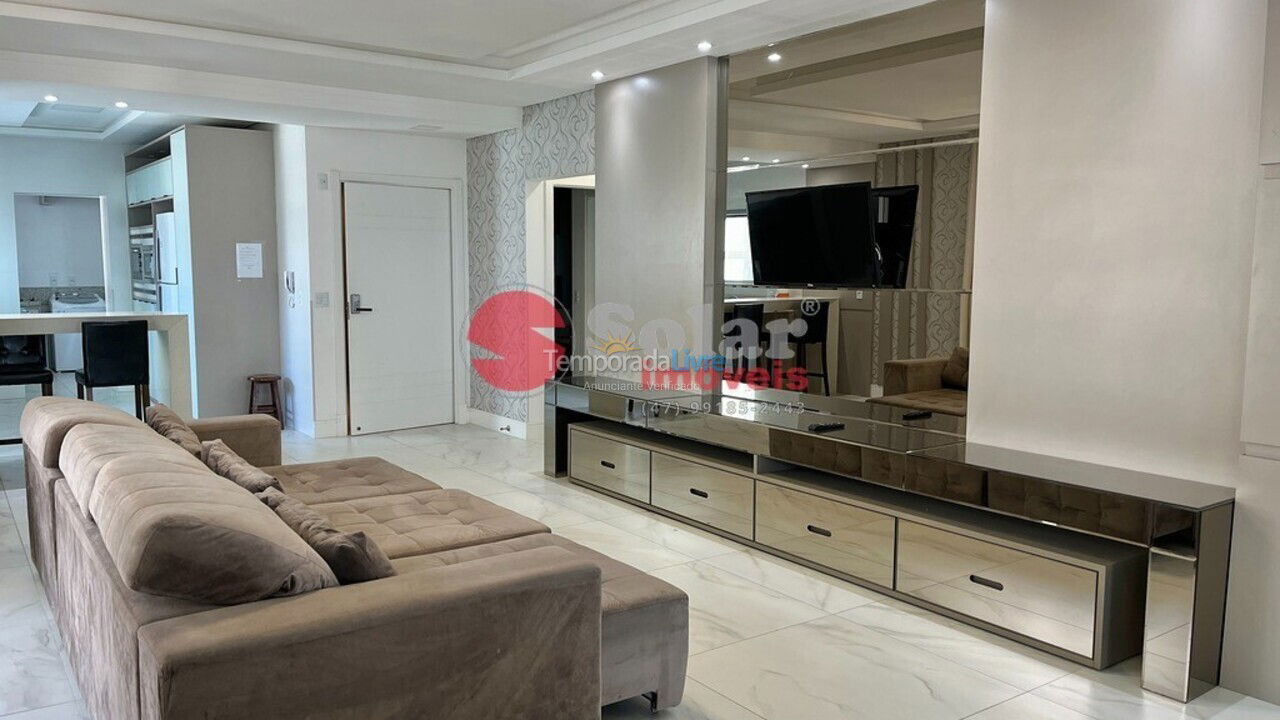 Apartment for vacation rental in Itapema (Meia Praia Quadra do Mar)