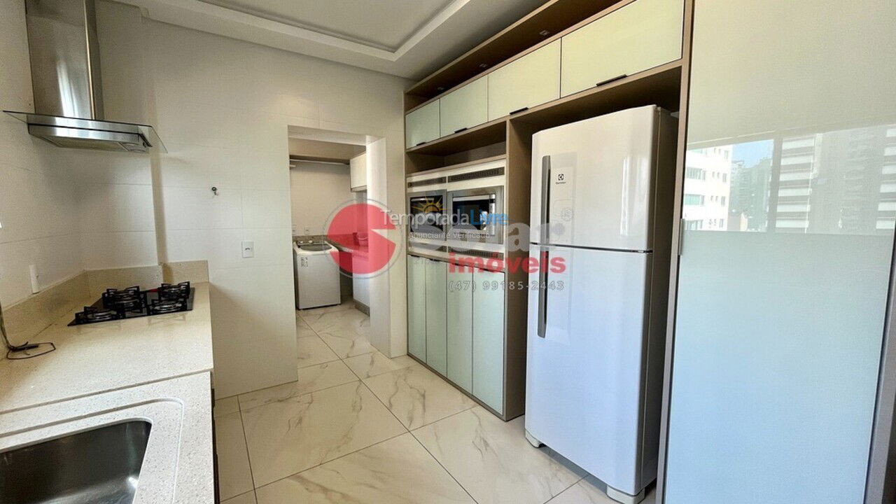 Apartment for vacation rental in Itapema (Meia Praia Quadra do Mar)
