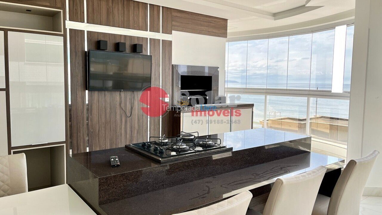 Apartment for vacation rental in Itapema (Meia Praia Quadra do Mar)