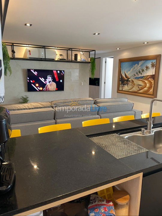 Apartamento para alquiler de vacaciones em Guarujá (Pitangueiras)