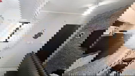 Apto na Praia Grande - Caiçara 1 dorm a 50 mt da praia