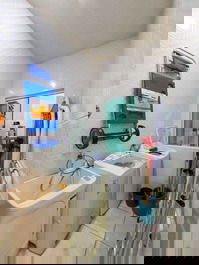 Disfrute de la playa de Itaguaçu con comodidad: capacidad para 9 personas.