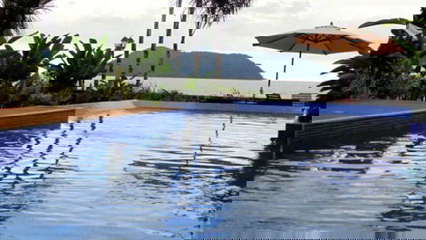 Juquehy frente ao mar, condomínio, 5 suítes, piscina, espaço gourmet
