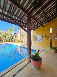 Ven y descubre Casa Vila Vitória, a 50 metros de la playa.