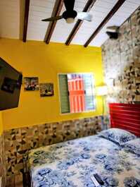 Cottage minutes from Perequê Beach /churas/WIFi250MB/Garg