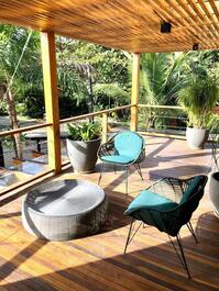 CASA ACONCHEGANTE NA PRAIA DA BALEIA