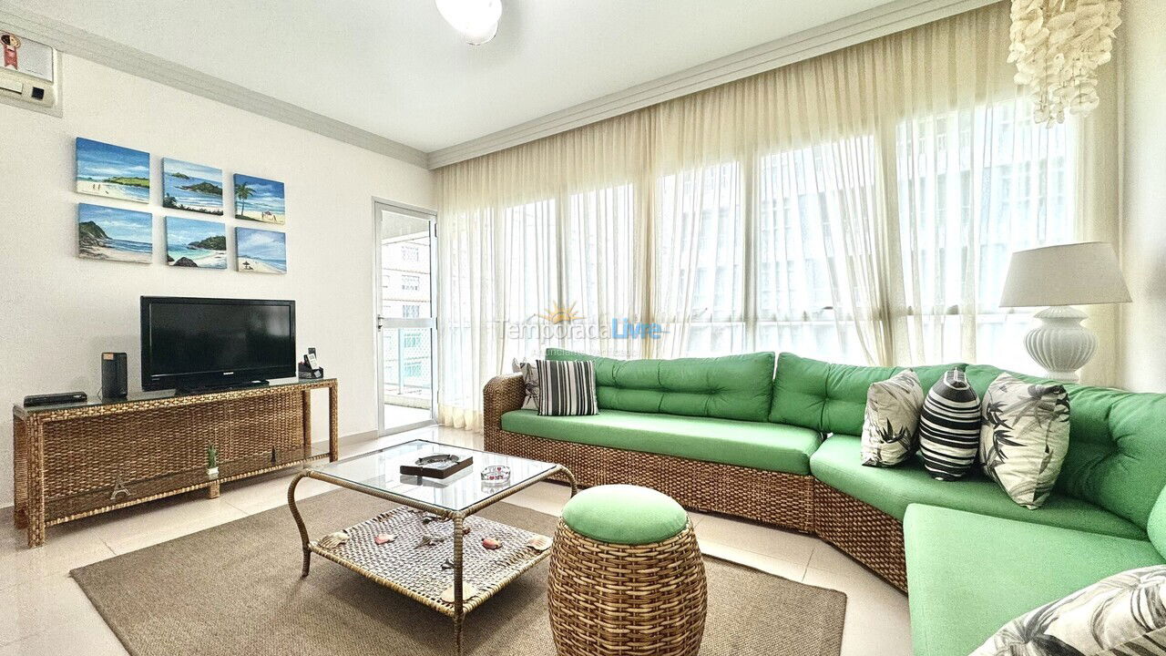 Apartamento para alquiler de vacaciones em Guarujá (Pitangueiras)