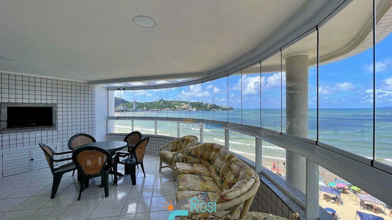 Apartamento para alquiler de vacaciones em Itapema (Centro Frente Mar)
