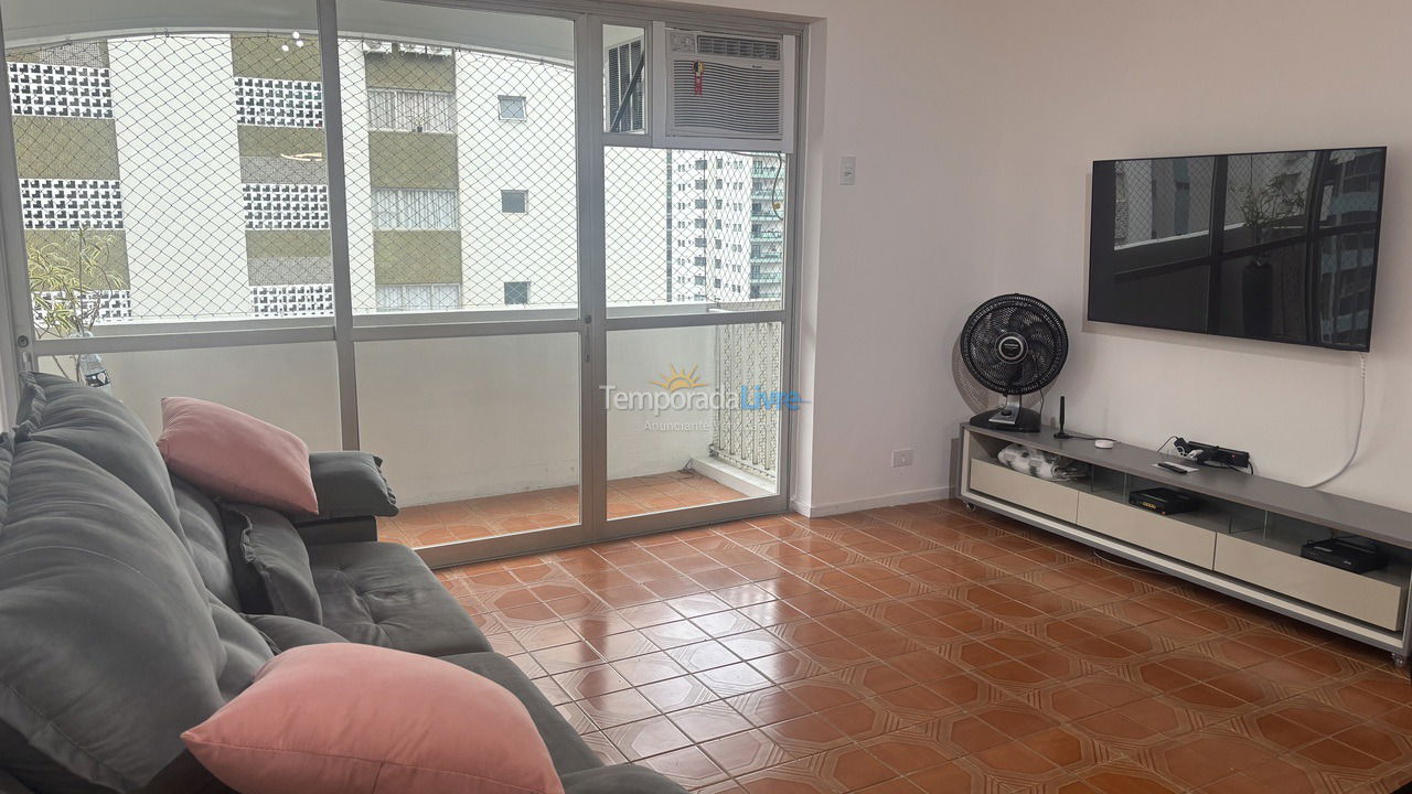 Apartamento para alquiler de vacaciones em Guarujá (Pitangueiras)