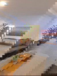 Apartamento loft com charme na Praia Grande Ubatuba