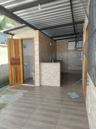 Great house in Guapimirim RJ square, in front of Abutres motorcyclist.