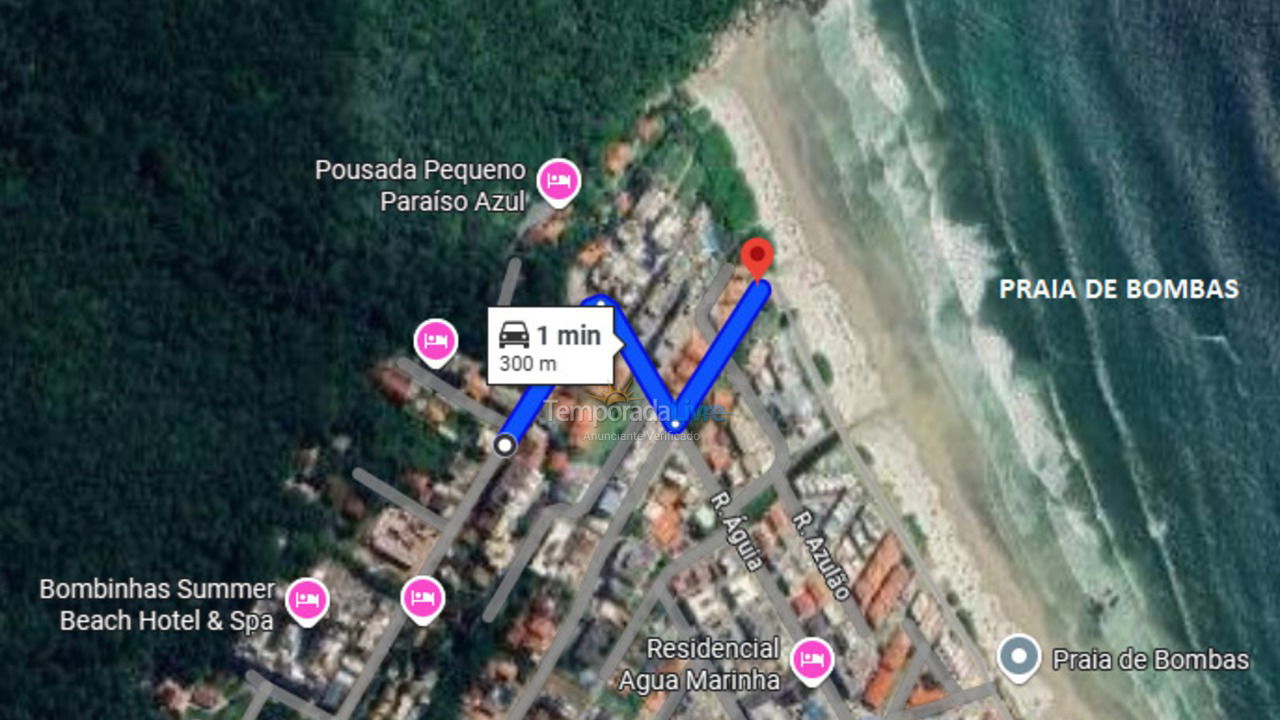 House for vacation rental in Bombinhas (Praia de Bombas)