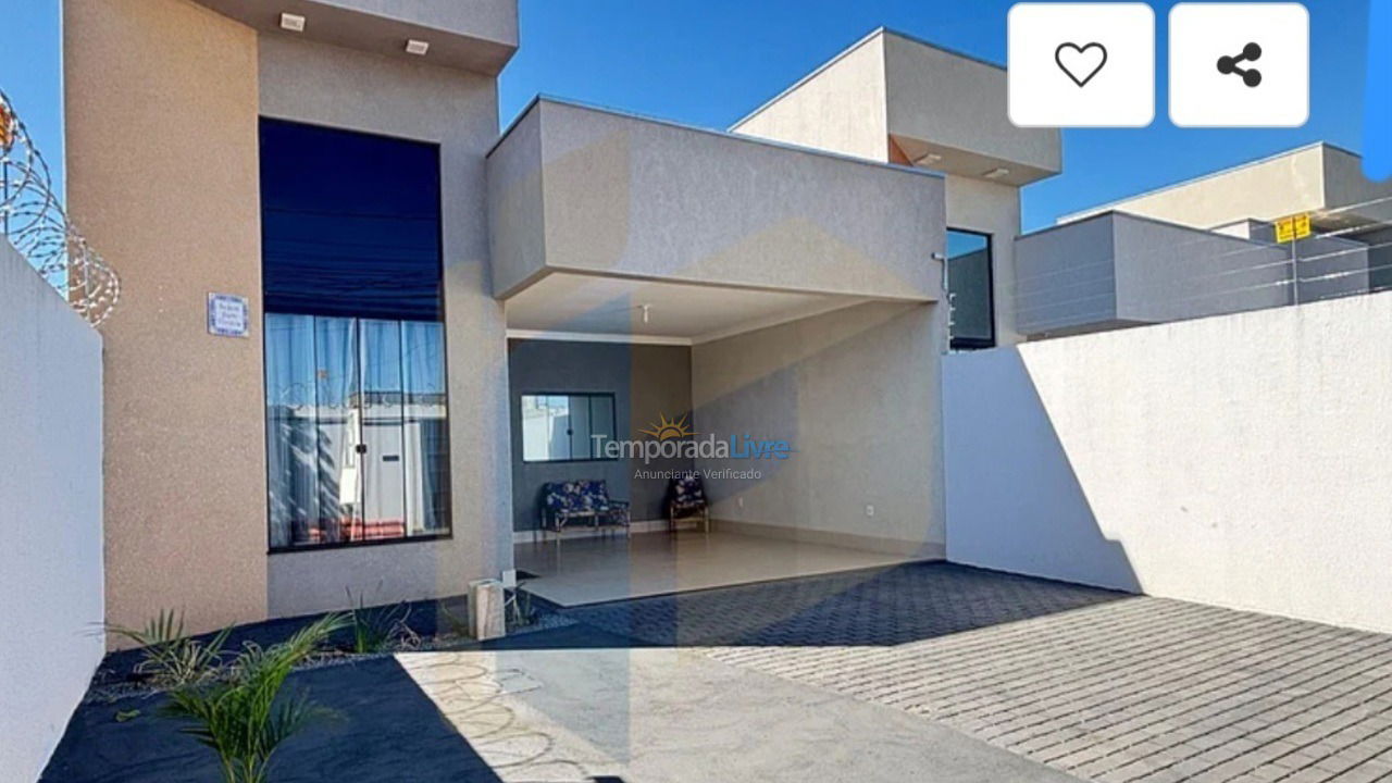 House for vacation rental in Caldas Novas (Mansões das águas Quentes)