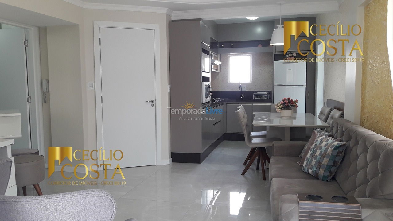 Apartamento para aluguel de temporada em Itapema (Meia Praia)