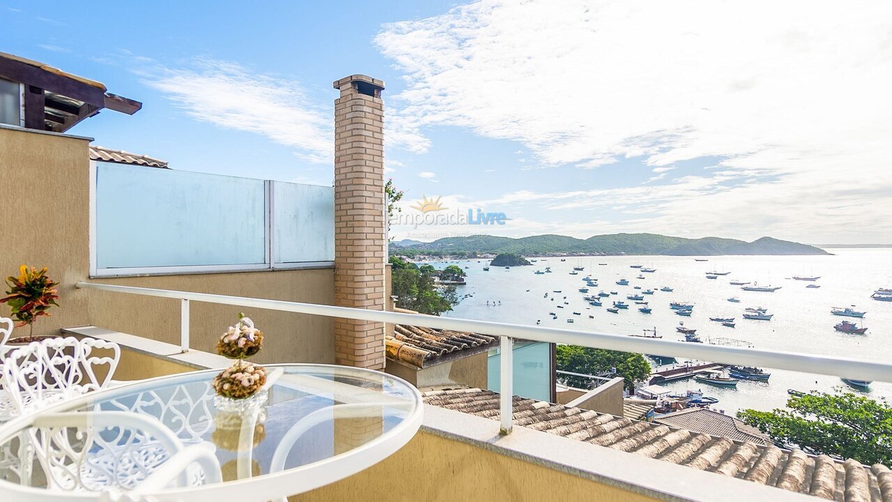 Apartamento para alquiler de vacaciones em Armação dos Búzios (Triângulo de Búzios)