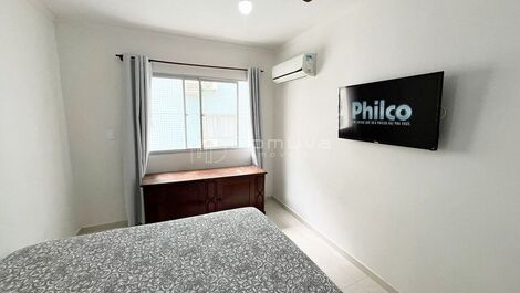 Seasonal rental on the seafront, 1 bedroom, downtown Balneário Camboriú
