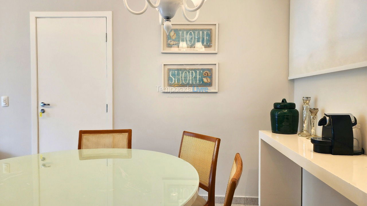 Apartamento para aluguel de temporada em Bertioga (Riviera de São Lourenço)