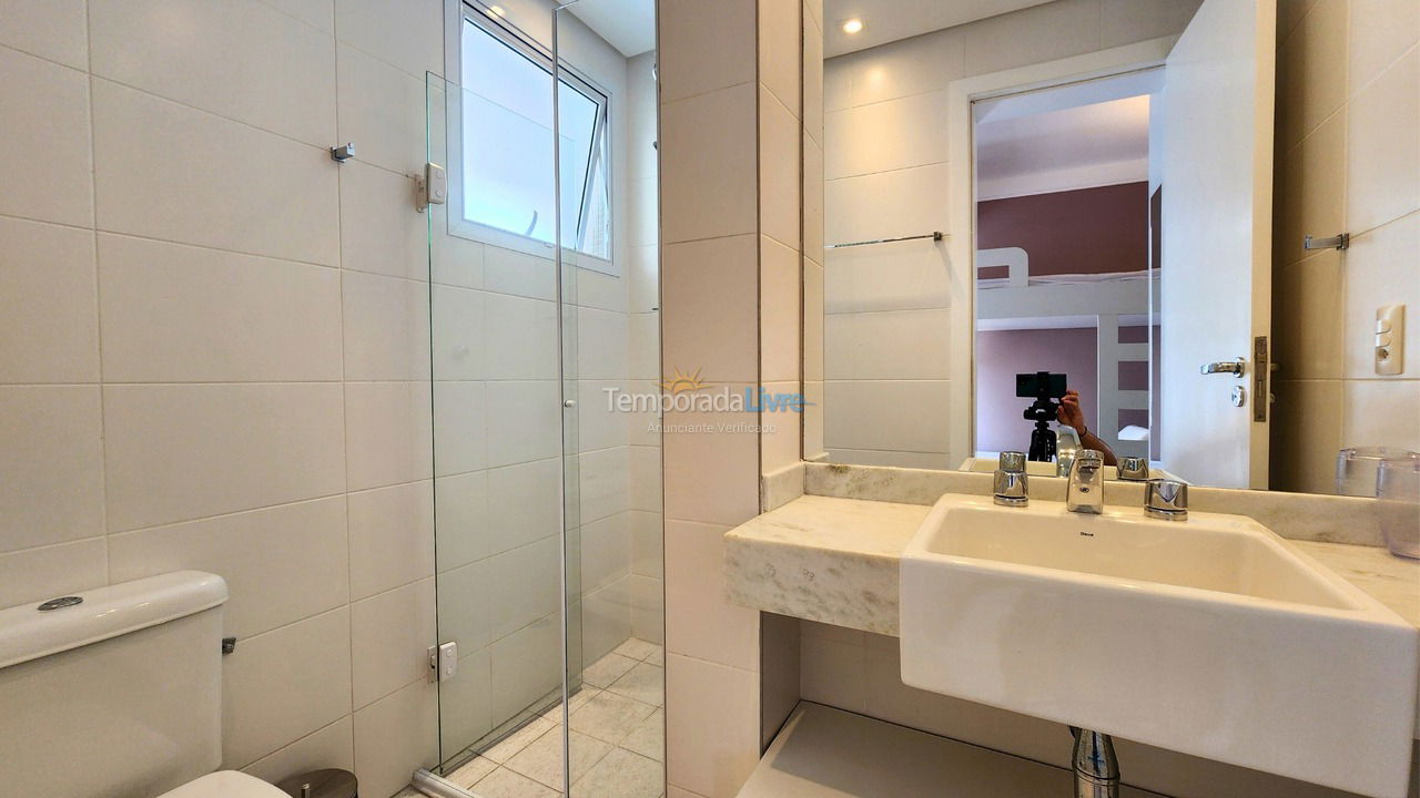 Apartamento para aluguel de temporada em Bertioga (Riviera de São Lourenço)