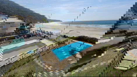Beachfront triplex with private hot tub and pool in the condominium for...