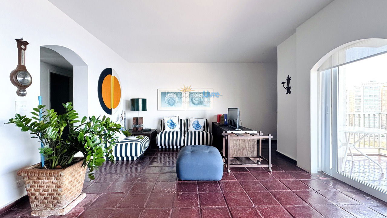 Apartamento para alquiler de vacaciones em Guarujá (Pitangueiras)