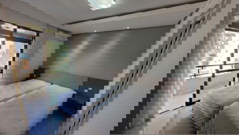 Apartamento 02 dormitórios com vista mar para 6 pessoas