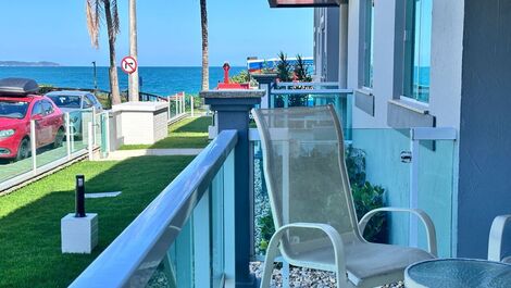 Apto para 5 pessoas na praia de 4 Ilhas com vista mar