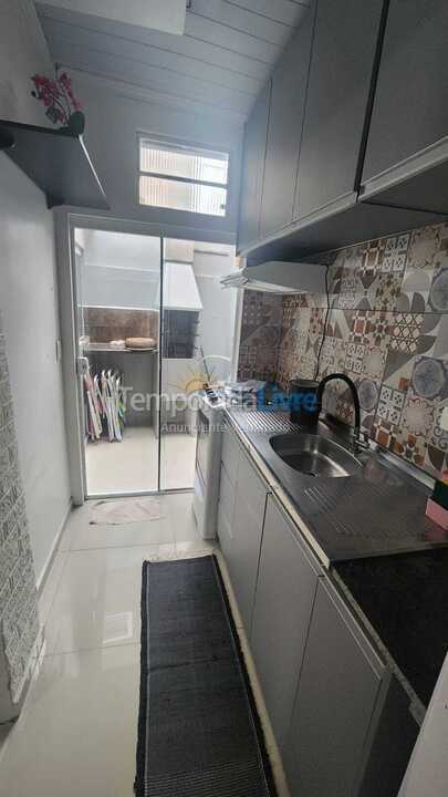 Cozinha / churrasqueira área  gourmet House for vacation rental in Florianópolis (Lagoinha)