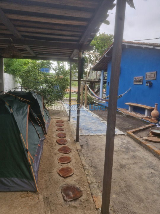 Muito charme no acampamento Casa para aluguel de temporada em Barra de São Miguel (Barra de São Miguel)