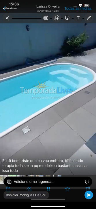 Casa para alquiler de vacaciones em Imbituba (Praia do Rosa)