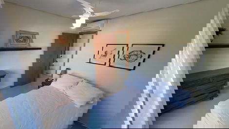 Apartamento 02 dormitórios c/ internet,ar condicionado e churrasqueira