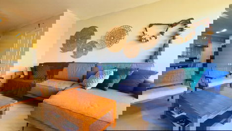 Sala de estar decorada