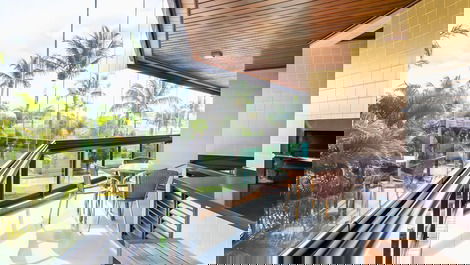 Churrasqueira na varanda