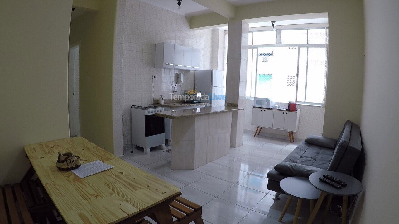 Apartment for vacation rental in Santos (Aparecida)