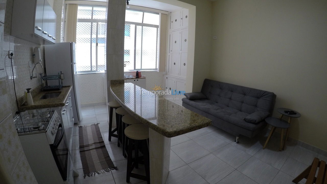 Apartment for vacation rental in Santos (Aparecida)