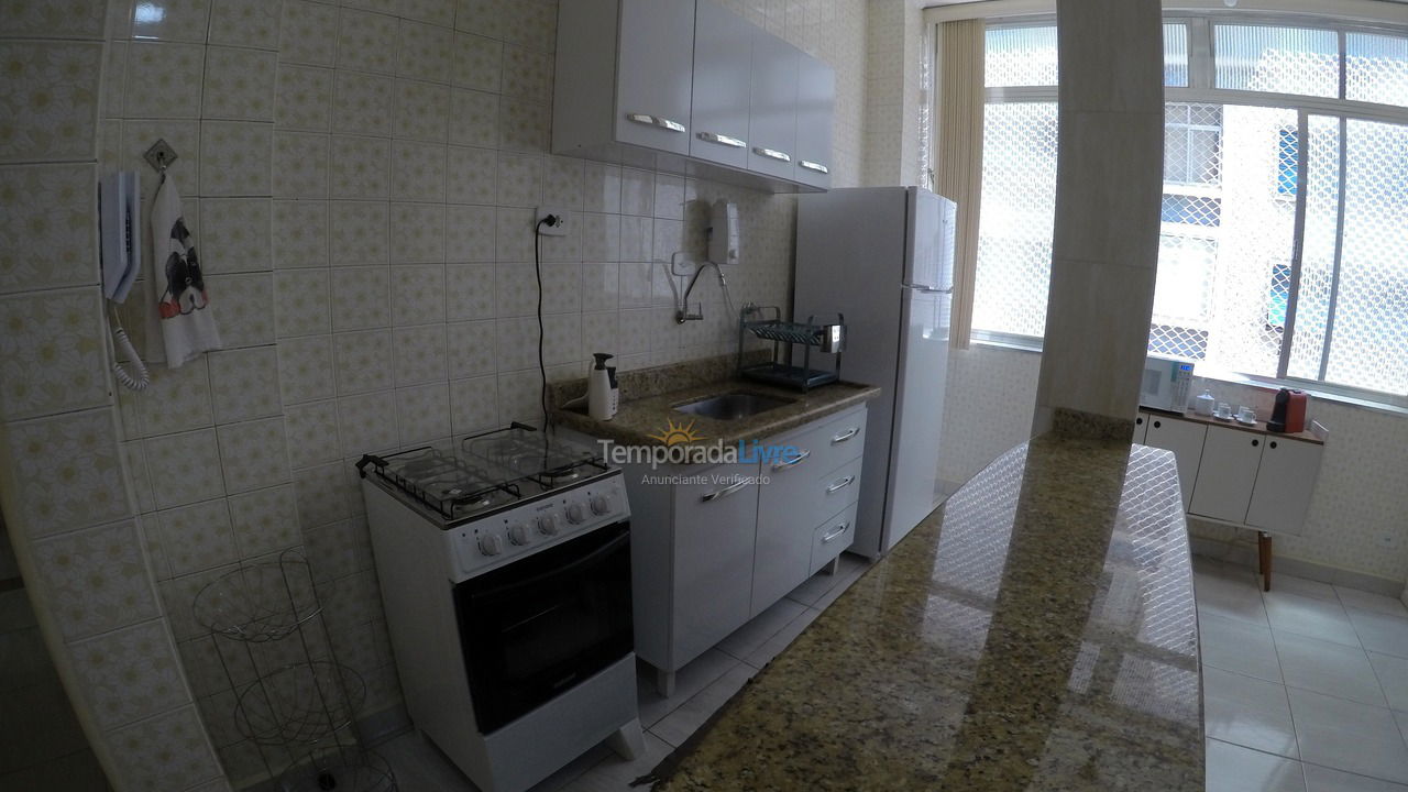 Apartment for vacation rental in Santos (Aparecida)