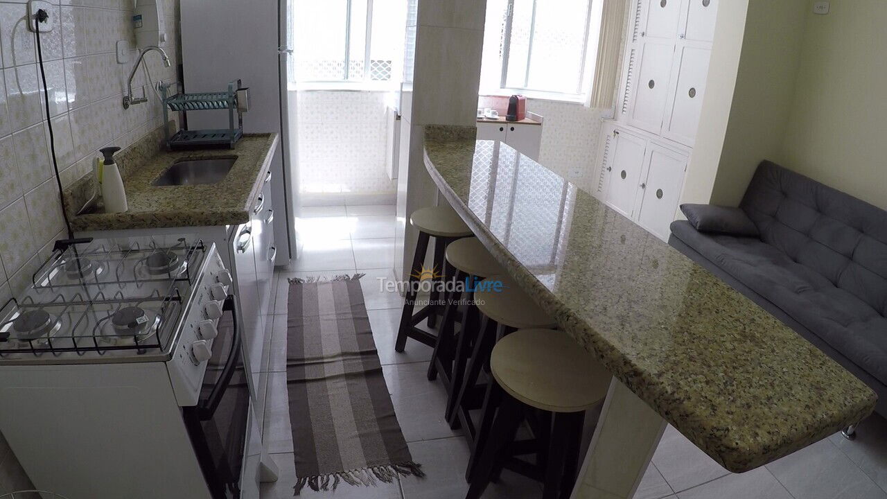 Apartment for vacation rental in Santos (Aparecida)