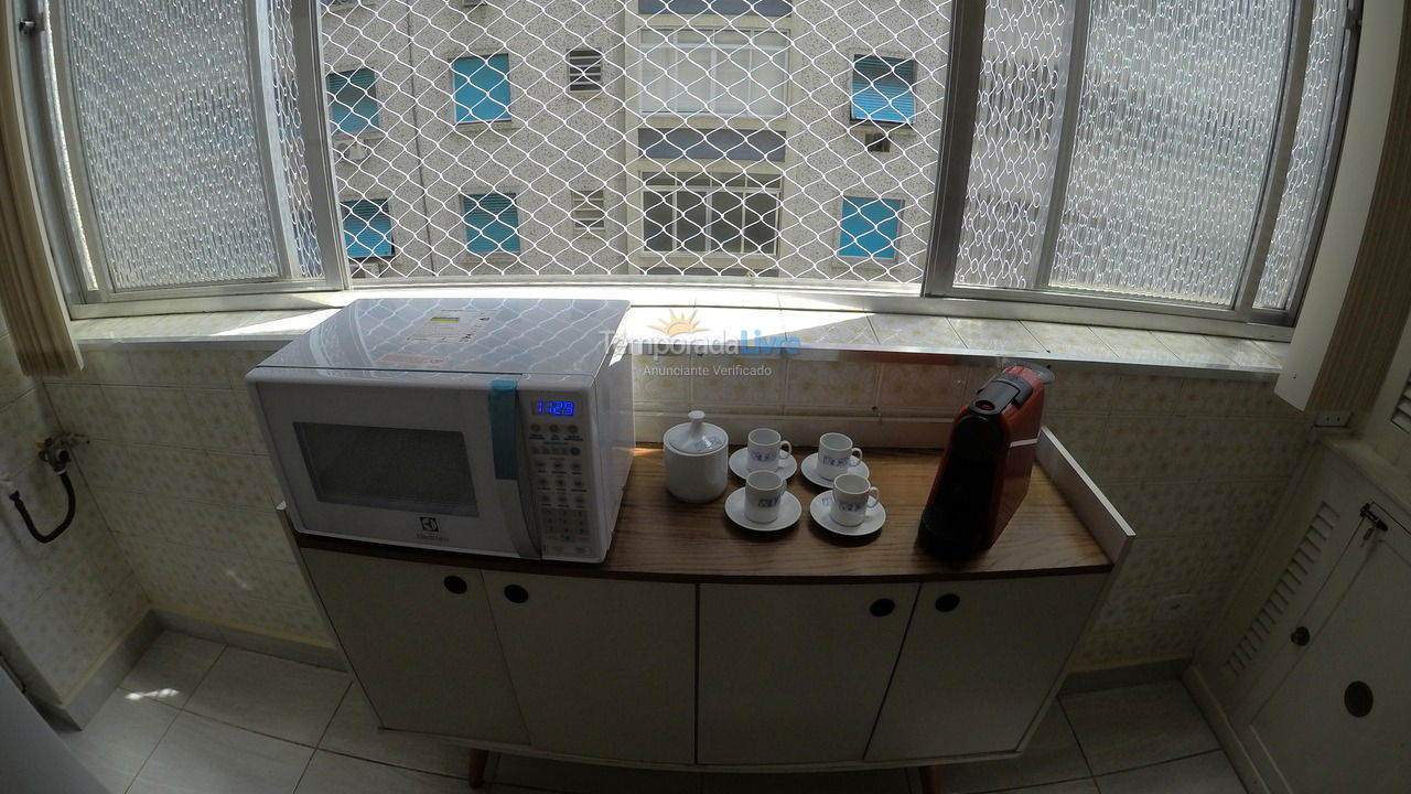 Apartment for vacation rental in Santos (Aparecida)