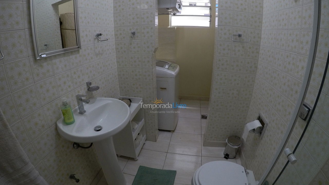 Apartment for vacation rental in Santos (Aparecida)