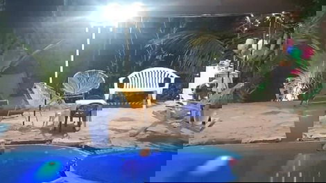 Temporada, pesca y ocio, Casa está en el lago.