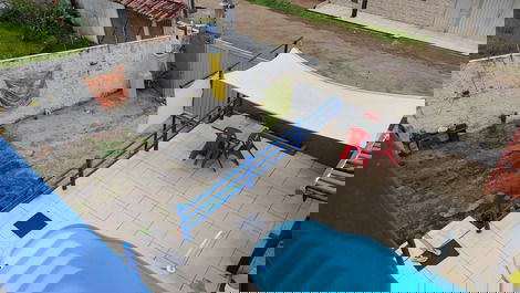 Deck piscina vista 1° piso