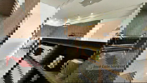 Excelente departamento nuevo con muebles a medida y 2 estacionamientos