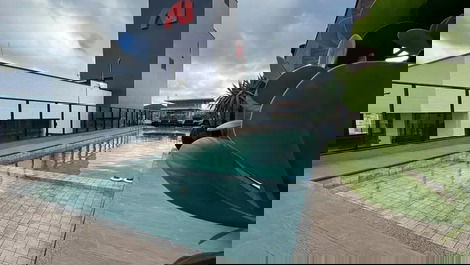 Apartment for 4 people with pool and sea view