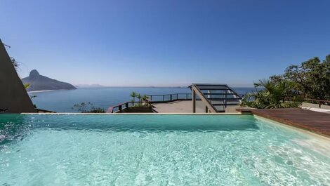 Mansão do Joá 06 suites # RJ739 Casa Joá Luxury Season Rent Brasil