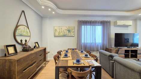 TEMPORADA- APARTAMENTO 3 DORMITORIOS NO CENTRO DE BALNEARIO CAMBORIU