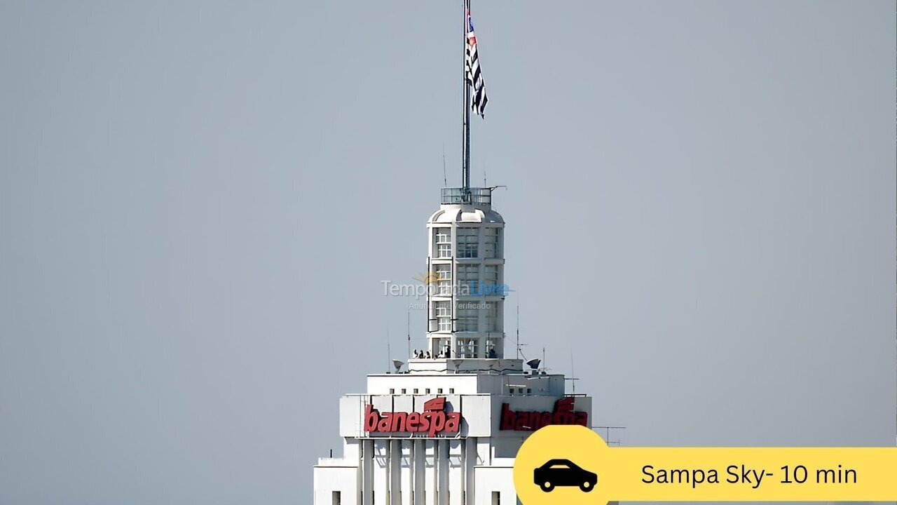 Apartment for vacation rental in São Paulo (Consolação)