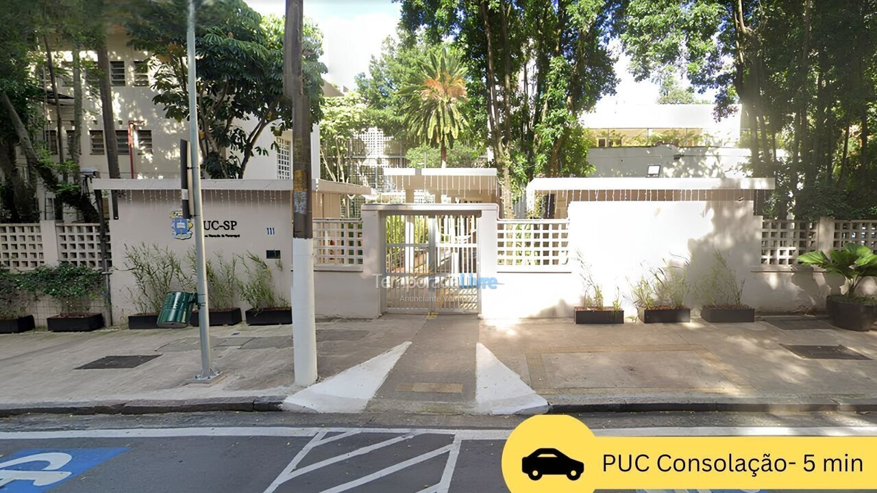 Apartment for vacation rental in São Paulo (Consolação)