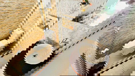 Lavabo área de churrasqueira